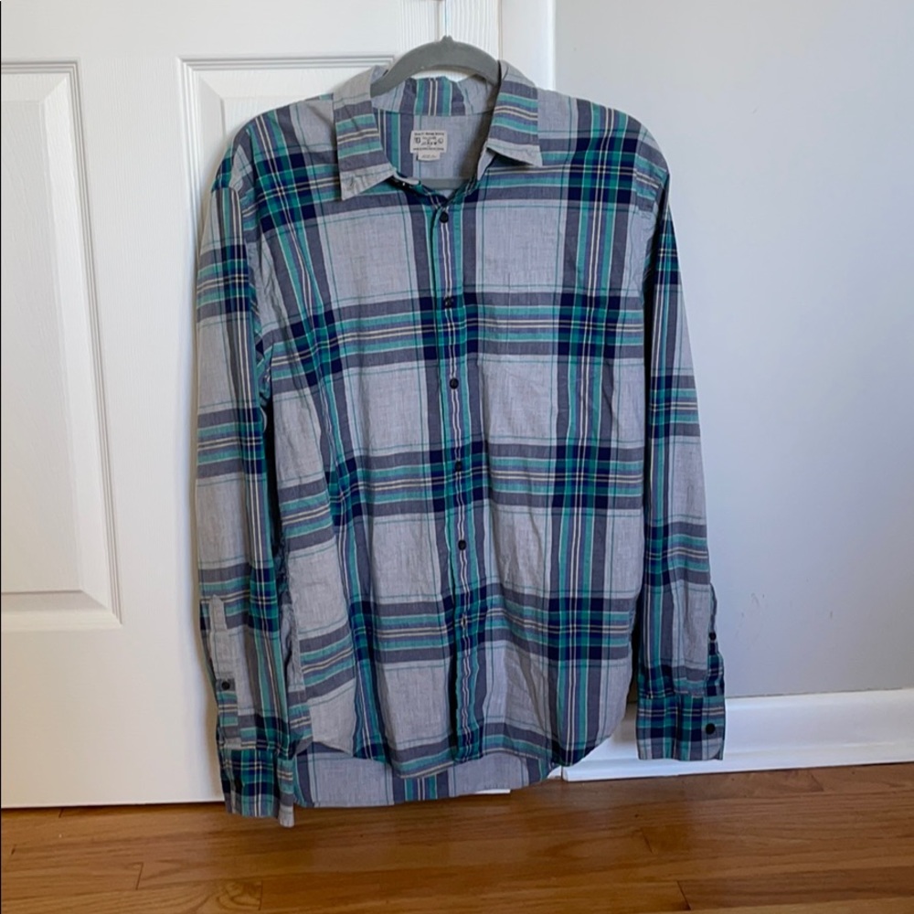 JCrew plaid button up shirt